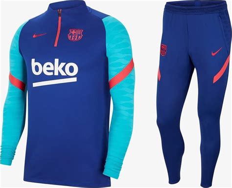 Nike FC Barcelona Strike trainingspak 20/21 Heren Zwart 